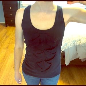 Banana Republic tank, navy with bow detailing